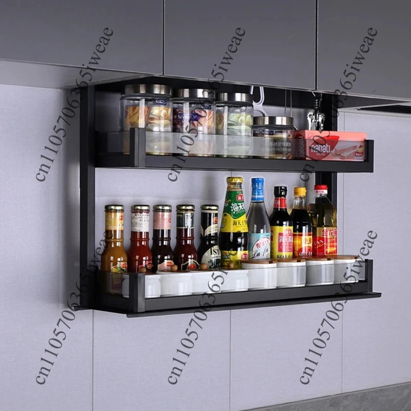 Kitchen Cabinet Seasoning Basket Up&down Elevator Intelligent Touch Sensing Intelligent Electric Hanging Cabinet Lifting Basket,