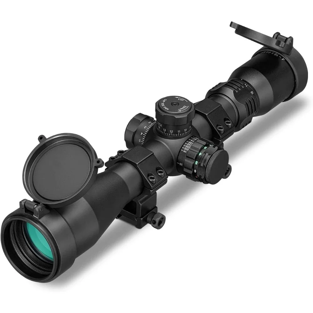 

Side Focus Parallax Rifle Scope for Hunting, Illuminated Mil-Dot Reticle, 30mm Tube Long Range Scope, Second Focal Riflescope