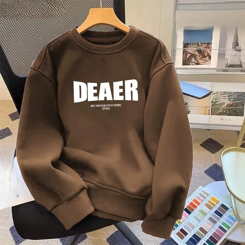 Herren-Hoodies ohne Kapuze, Sport und Freizeit, gestreiftes Muster, klassisch, nautisch, Marineblau, Weiß, Rot, traditionell, normal, BF
