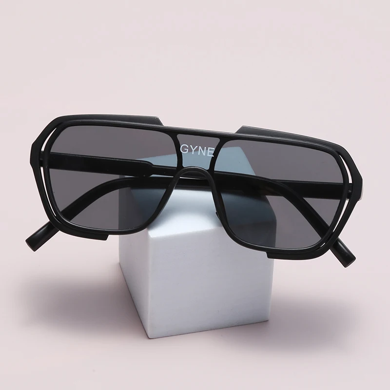 New Sun Block Frame Children's Glasses High Fashion Street Photo Children's Sunglasses Men And Women Personality With Sunglasses