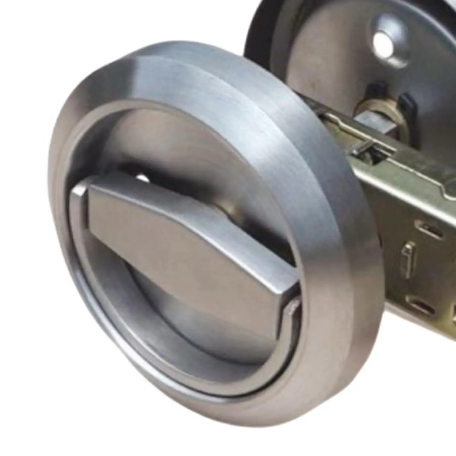 라운드 손잡이 링 당김 잠금 장치, 내마모성 스테인레스 스틸 액세서리, 옷장 침실 복도용 문짝 핸들 잠금 장치, 사용하기 쉬움