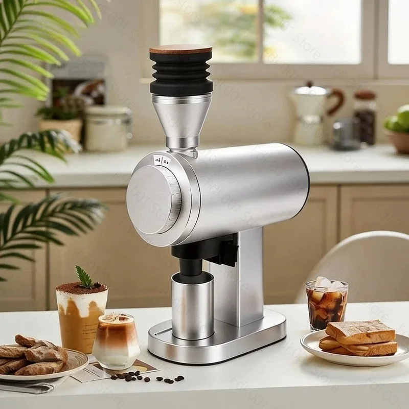 83mm Flat Burr Coffee Grinder Electric for Espresso Drip DF83V