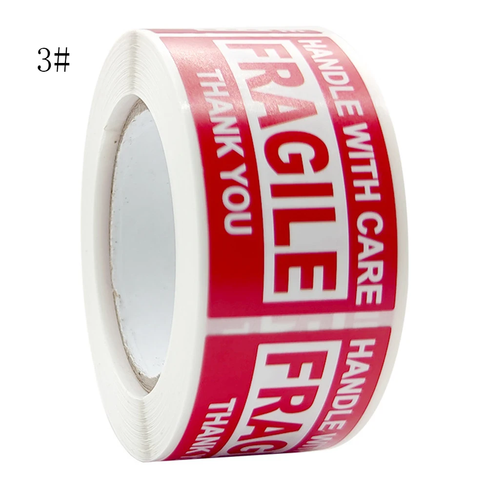 250Pcs/Roll Fragile Warning Label Stickers Please Handle with Care for Goods Shipping Express Label Fast Drop Shipping