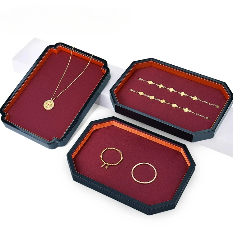Jewelry display tray, high-end baking paint display tray, stationery bracelet viewing  bracelet tray