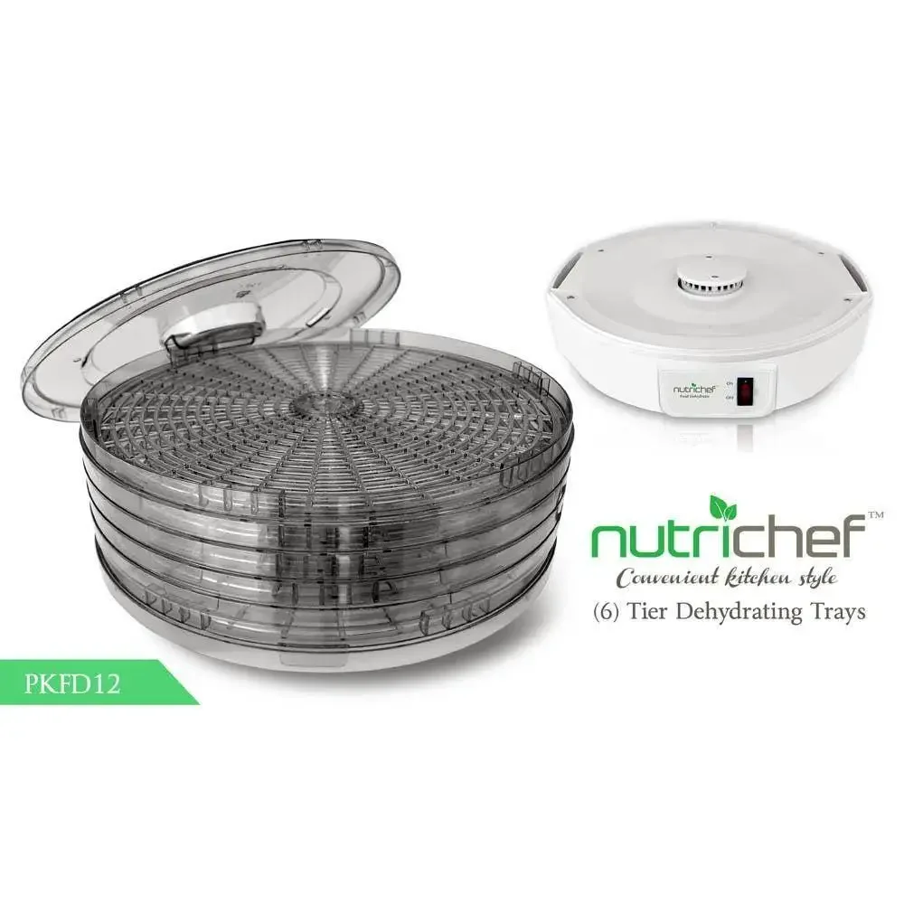 Electric Food Dehydrator with Multi-Tier Trays Food Preservation & Nutrient Retention Easy One-Press Operation Faster Drying