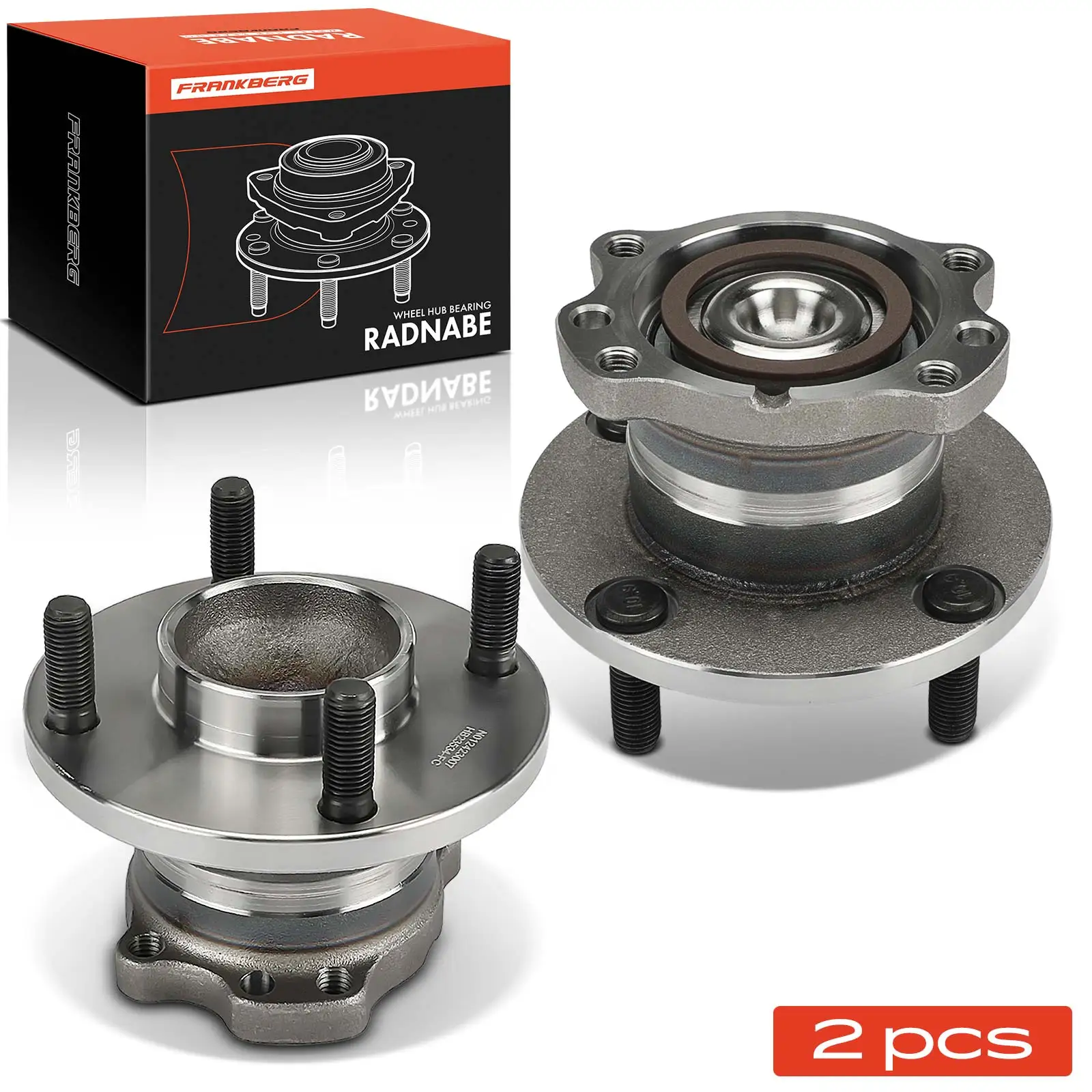 Frankberg 2x wielnaaflager set achteras beide zijden voor Ford Fiesta VII Van 1.0L 1.1L 1.5L Bj vanaf 2017 2123534 KCPC2C299A7A