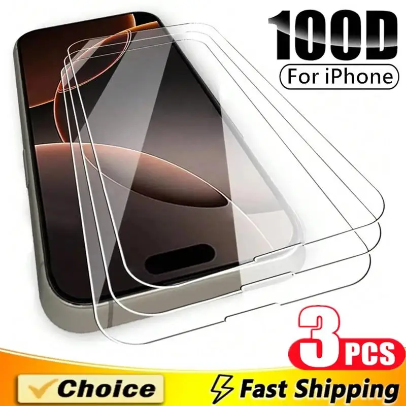 3Pcs Tempered Glass…