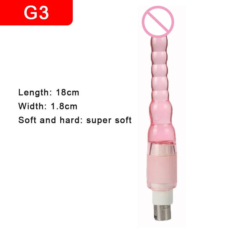 Telescopic Sex Machine Attachments 3XLR Attachment Dildo Female Masturbation Toys Crystal Dildo For Woman and Man