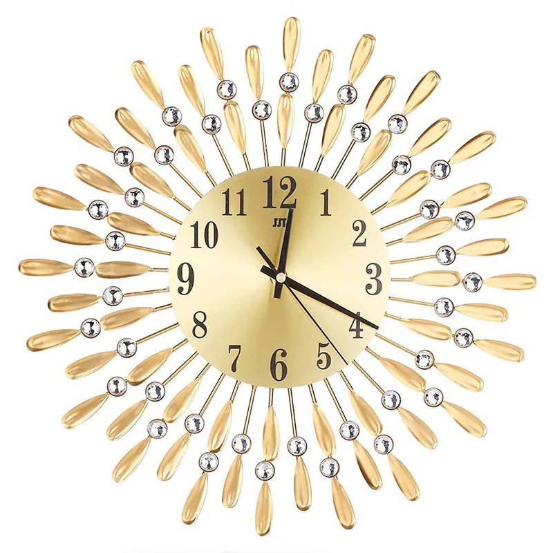 

European Large Wall Clock Creative Modern Wall Clocks Luxury Living Room Minimalism Decoration Clock Bedroom Movement Clocks