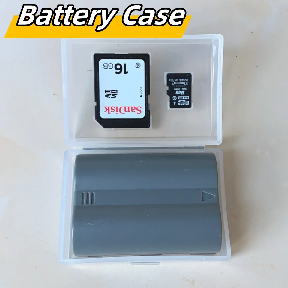 Camera Battery Box Storage Case Protector for Nikon EL3E EN-EL15 Canon LP-E6 BP-511A NB10L 7L Pentax LI90 Sony FM500H FW50 FM55H