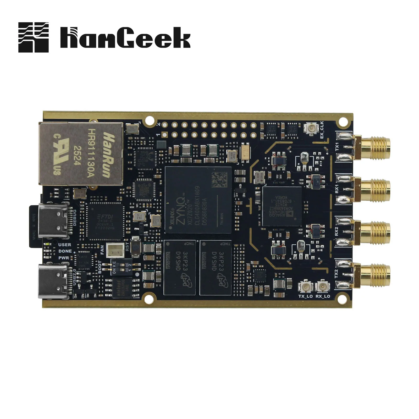 HamGeek لـ Pluto SDR MATLAB نسخة مطورة 70 ميجا هرتز - 6 جيجا هرتز Zynq7020 + AD9363 لوحة تطوير الراديو المحددة ببرنامج SDR