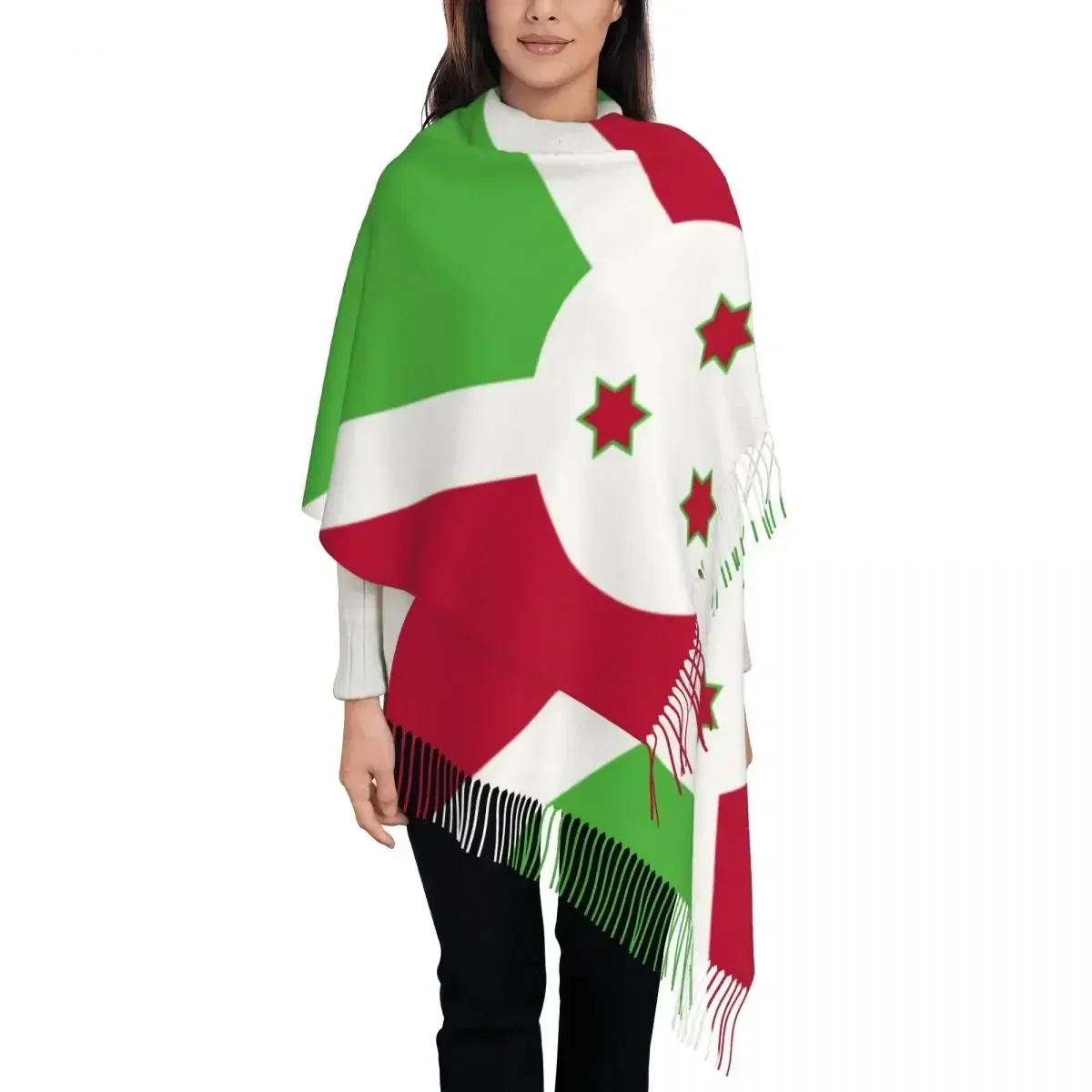 Burundi Vlag Sjaals En Wraps Voor Avondjurken Dames Sjaals Wikkelen Nette Sjaals En Wraps Voor Avondkleding