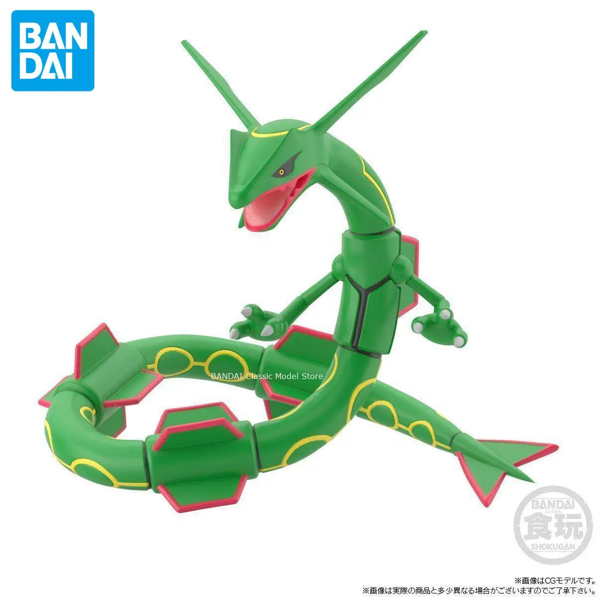 Echte officiële originele Bandai Pokemon Hoenn Scale World Rayquaza figuur Anime collectible boxed model poppen speelgoed
