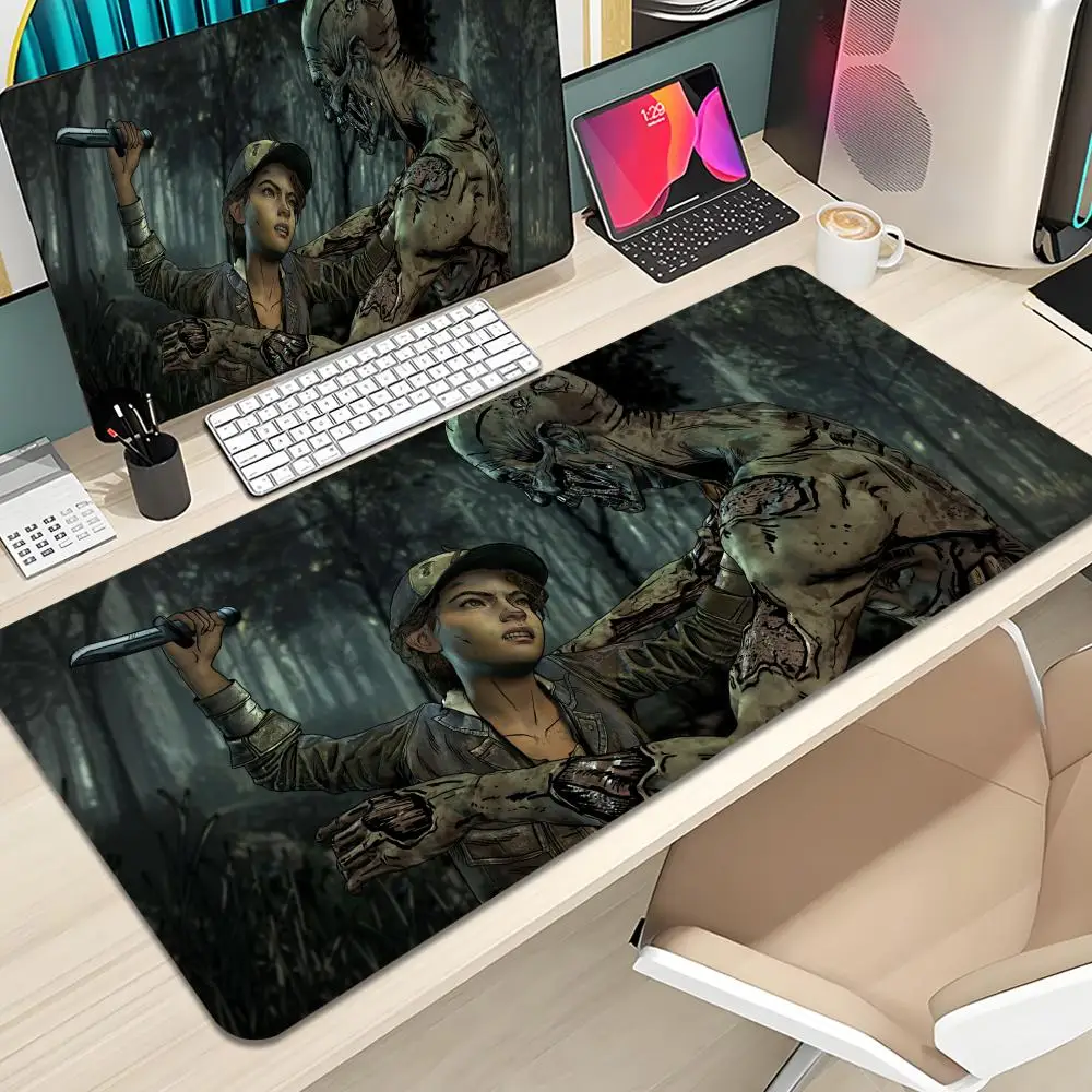 

Horror The W-Walking Dead Mouse Pad Keyboard Mousepad large 1200X600 mm Desk Mat PC Gamer Office Carpet Home Table pad