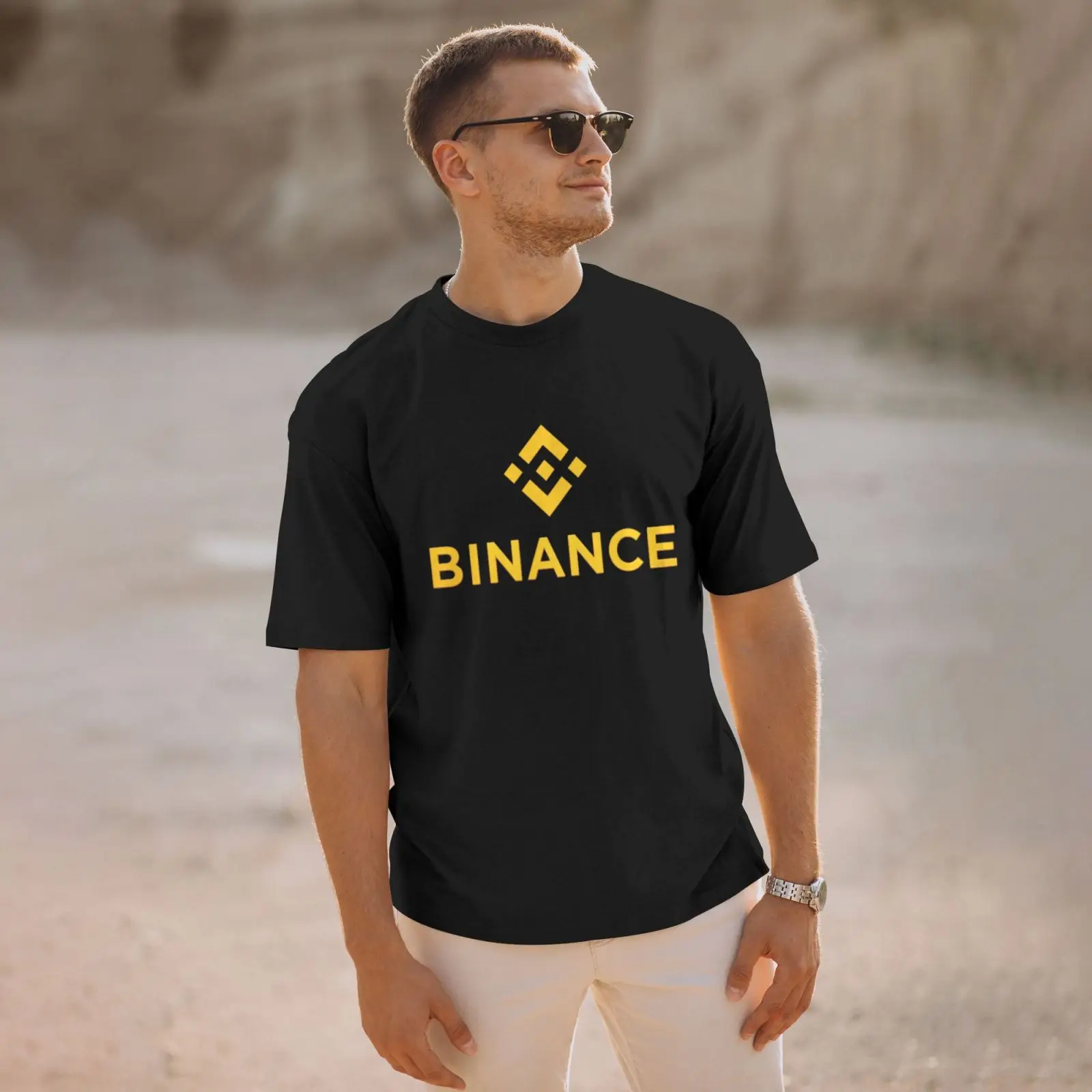 تي شيرت قطني مطبوع عليه عملة Binance للرجال والنساء ملابس شارع رائعة مريحة وقابلة للتنفس بأكمام قصيرة تي شيرت Web3 المشجعين #5
