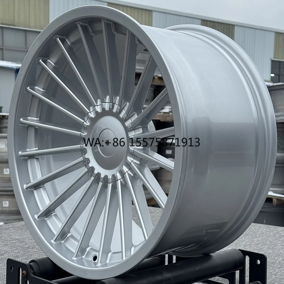 

Custom Passenger Car Wheel Rims T6061 Aluminum Alloy 19 20 21 22 Inch 5X112 5X120 Silver Multi Spoke Forged Alloy Wheels for