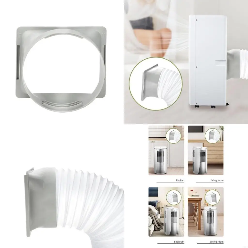J1HF Air Conditioner Exhaust Hose Coupler Portable Universal Air-conditioning Accessories Extension Tube Connector
