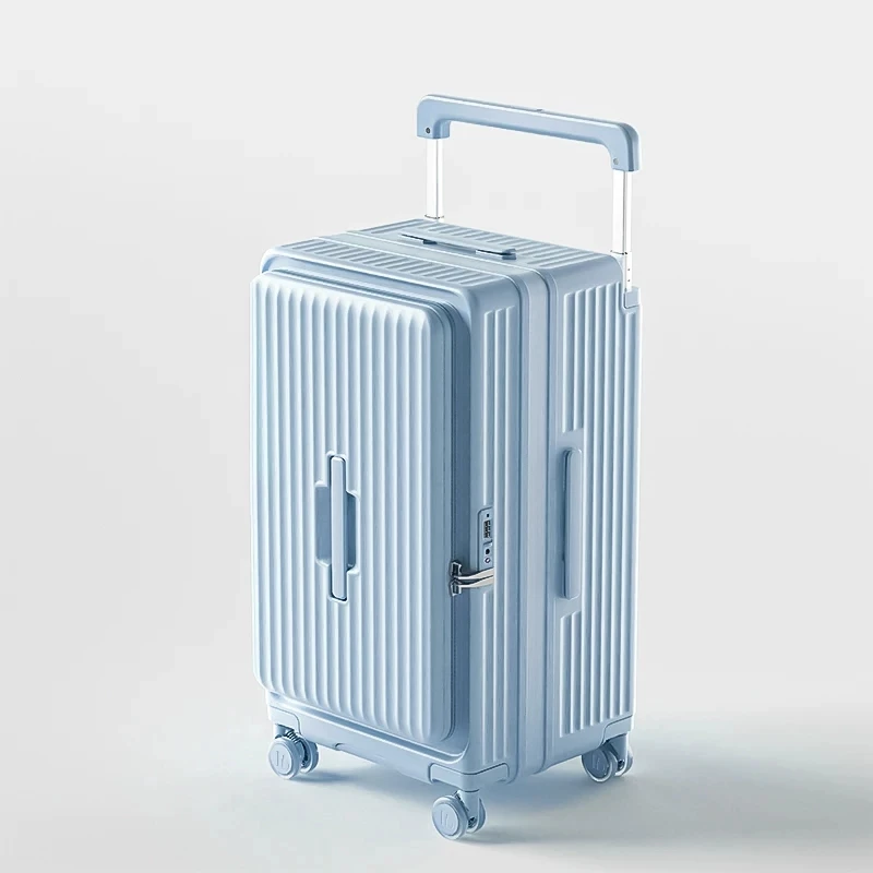 30inch Large Capacity Suitcase TSA Lock Spinner Wheels Wide Trolley Rolling Luggage Hard Shell PC Material 20 Boarding Carry-on