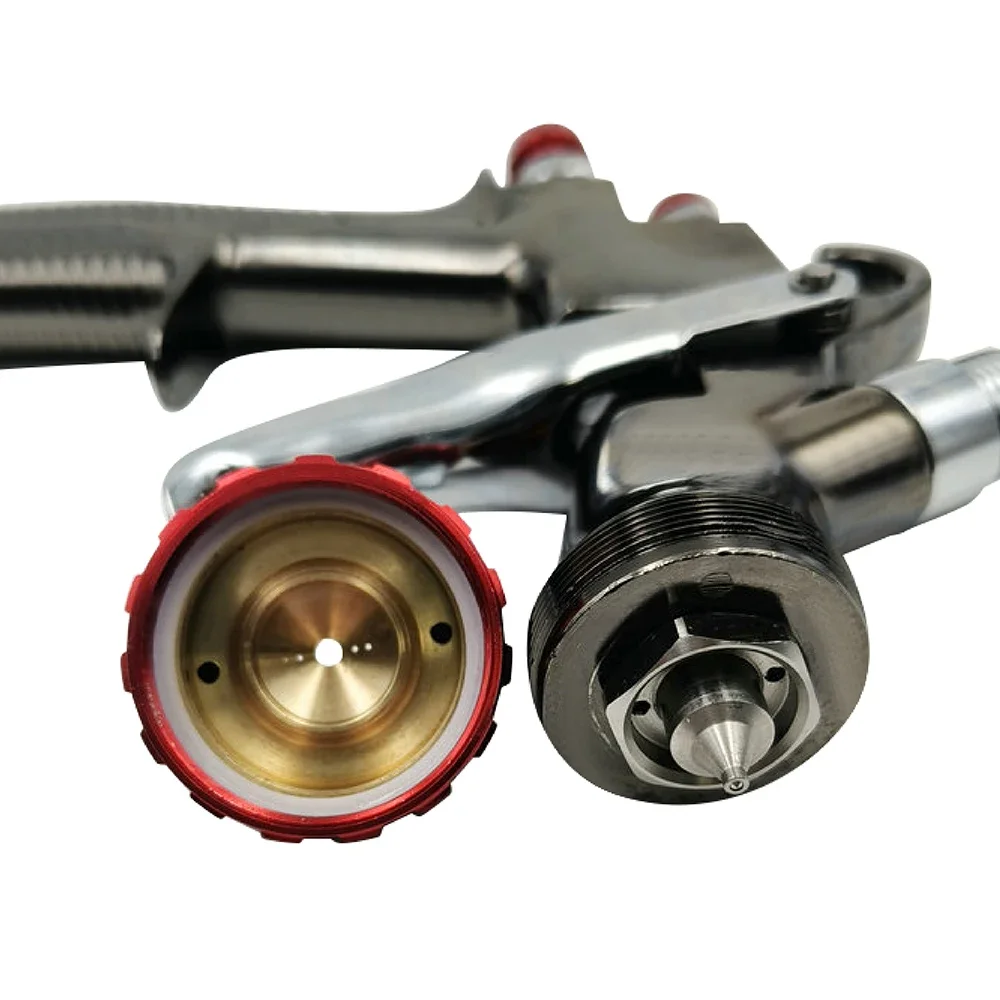 MP400 Automotive Paint Spray Gun Gravity Type 1.3mm High Atomization Varnish Topcoat Sheet Metal Pneumatic Spray Gun 0.3MPa
