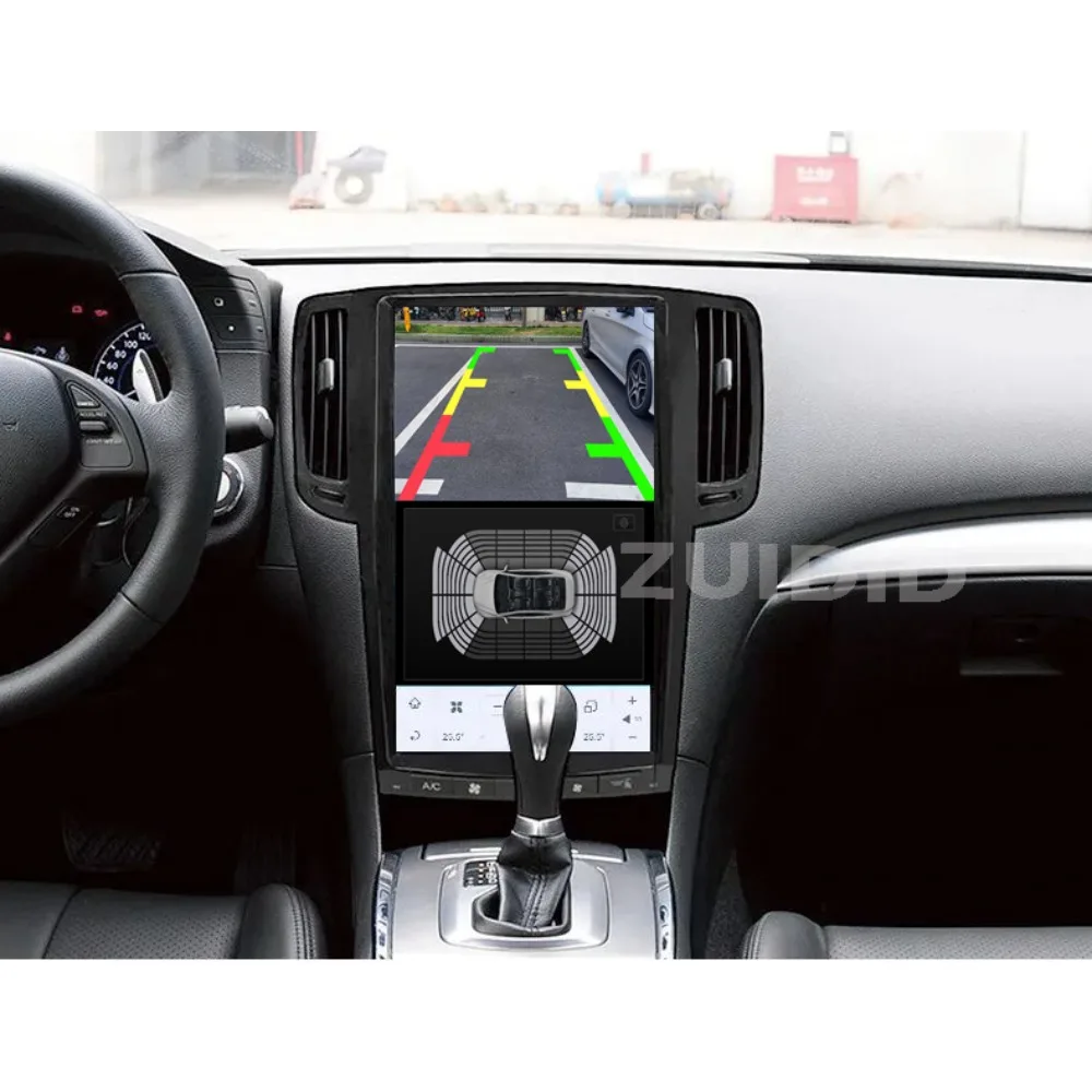 13.6 بوصة CarPlay لاسلكي لسيارة INFINITI G25 G35 G37 2010-2013 راديو الوسائط المتعددة Android14 مشغل شاشة تسلا للسيارة نظام السيارة الذكي الصوتي والملاحة بلوتوث 5G WiFi
