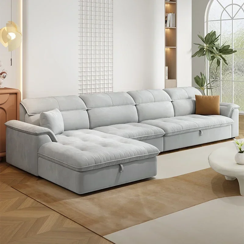 Lazy Relaxing Fancy Sofa Living Room White Luxury Cute Floor Lounge Sofa Modern Storage Woonkamer Banken Apartment Furniture