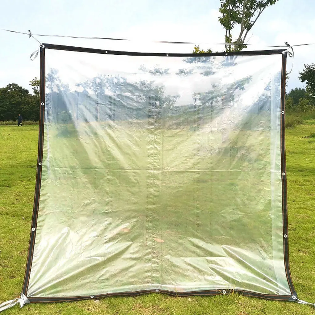 

Transparent Tarpaulin Rainproof Cover Durable And Scratch-proof For Garden And Farming Pervious