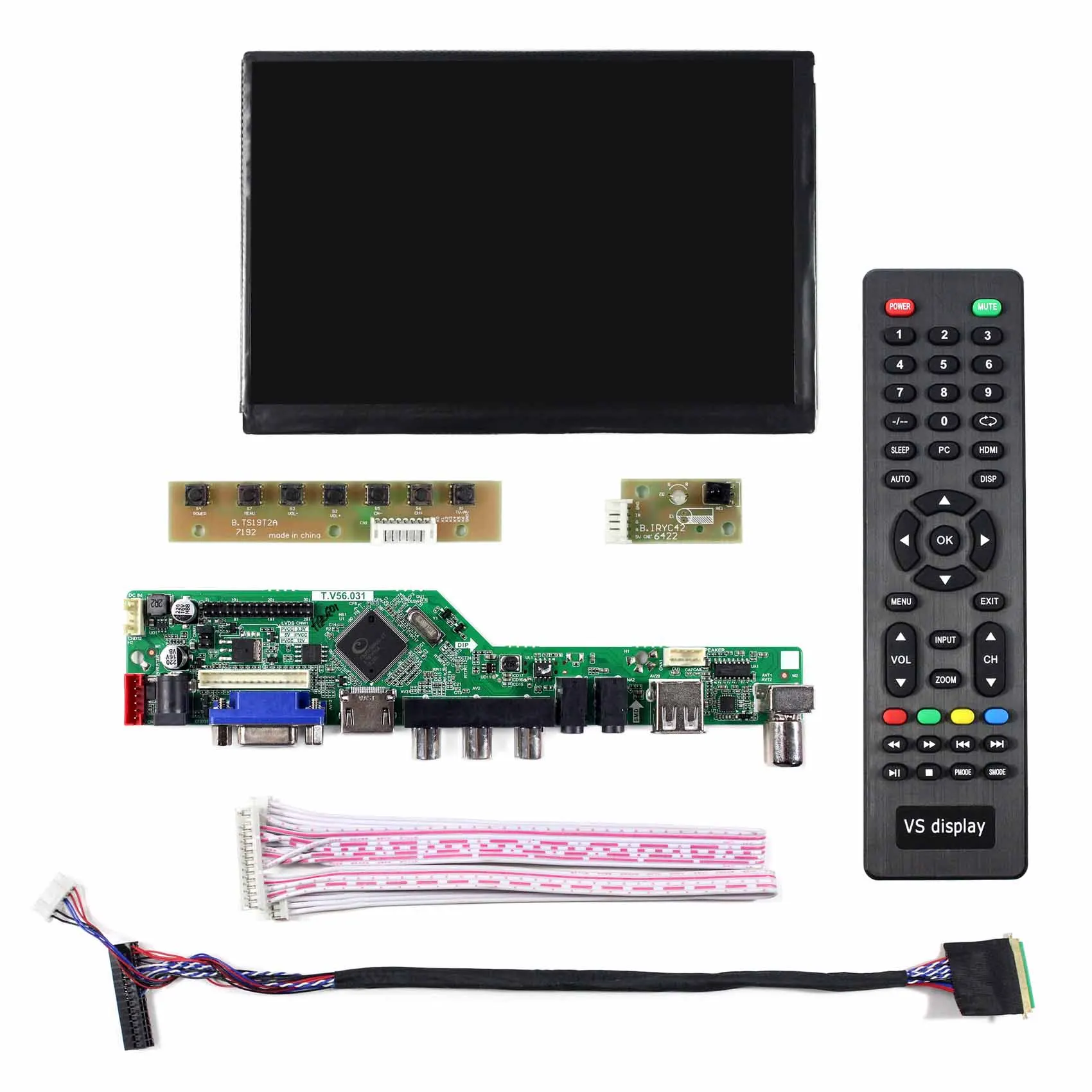 Advertising Lcd Speedometer Display Lcd Display 7Inch N070Icg-Ld1 1280X800 Mini Lcd Screen With 40Pin T.V56.03 Controller Board