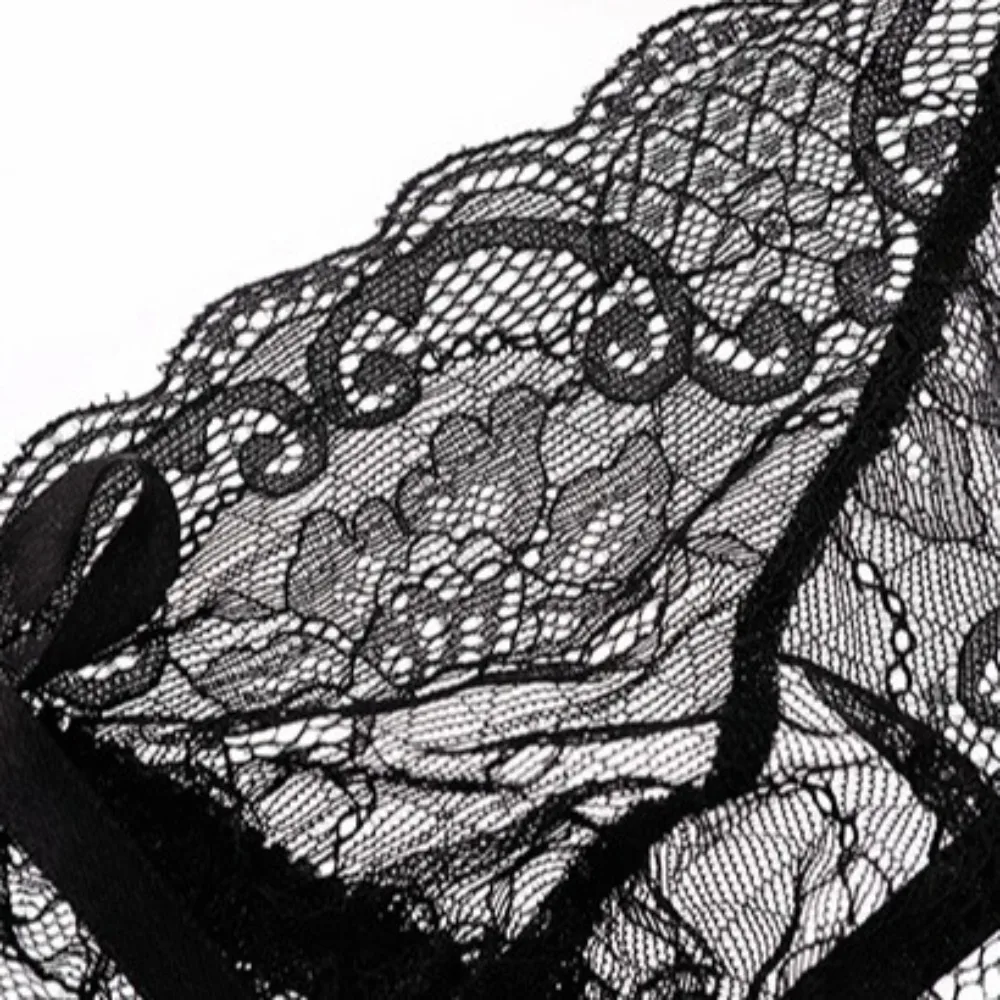 أزياء ثوب النوم مثير الملابس الدانتيل تنورة شبكة سليم صالح القوس العميق الخامس تنورة دانتيل شفافة باس النوم مثير الملابس الداخلية اللباس المنزل