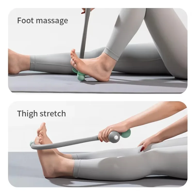 Portable Self-Deep Tissue Massage Stick for Fitness and Rehabilitation Shoulder Neck Back Exercises Neck Massager Handheld view 5