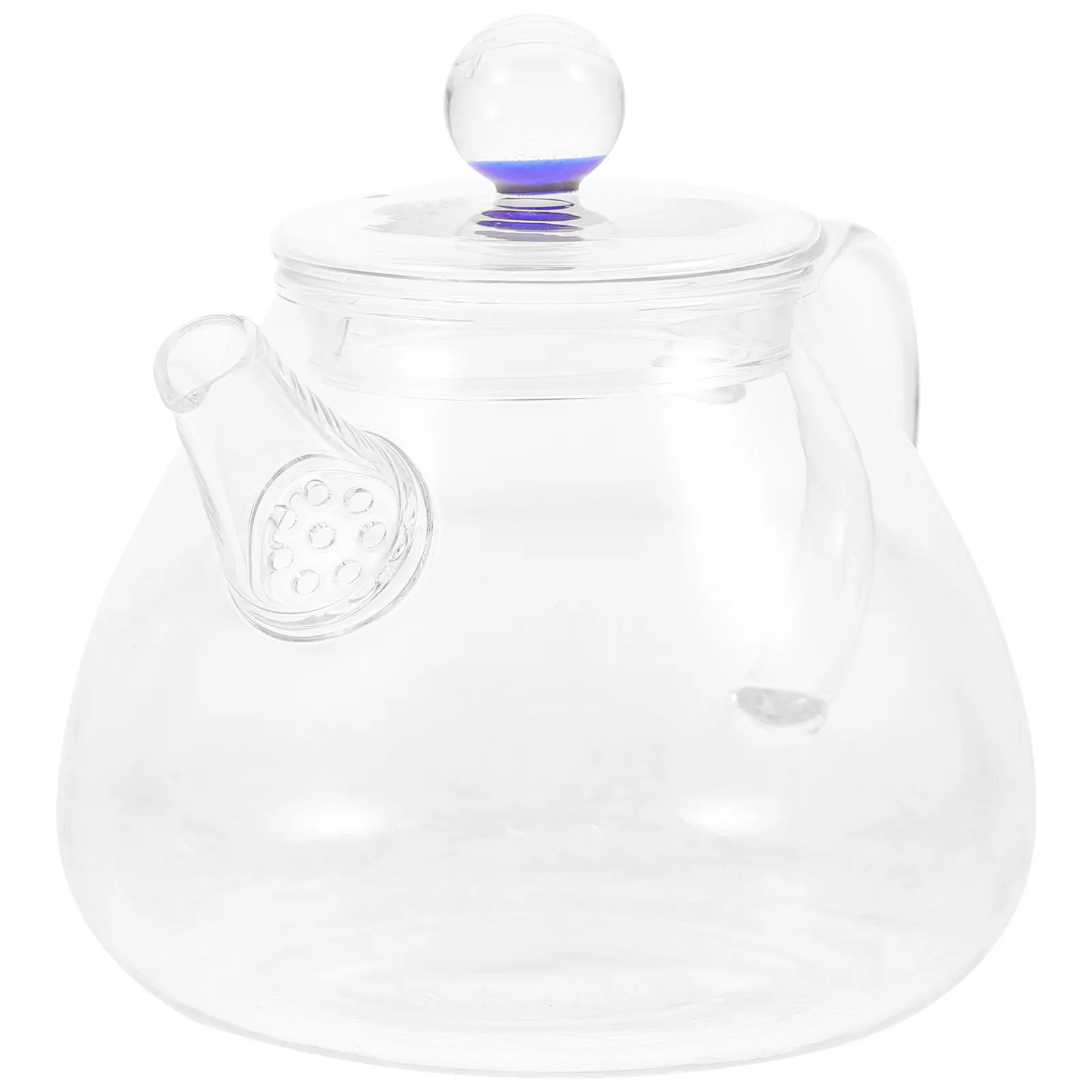 

Стеклянный чайник для заваривания чая, 250 мл, с удобной ручкой, легко моется, для офиса, с крышкой