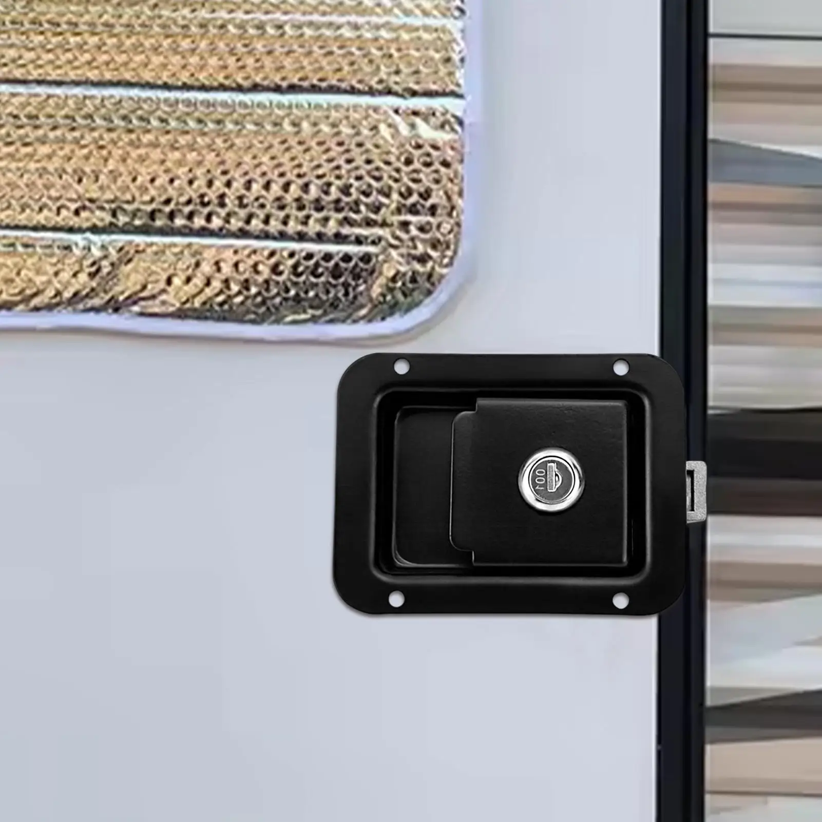 RV Entry Door Lock Set Anti-Rust Long-Lasting Security Hardware for Car Motorhome Closet Trailer Apartment Camping