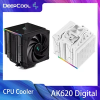 DeepCool-enfriador de CPU Digital, 6 tubos de calor X79 X99, procesador de refrigeración, radiador de aire para 2011 V3 AM4 AM5 1700 2066 115X, AK620
