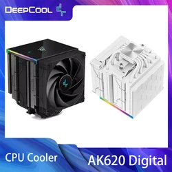 DeepCool AK620 Digital CPU Cooler 6 Heat Pipe X79 X99 Processor Cooling Radiator Air Cooler For 2011 V3 AM4 AM5 1700 2066 115X