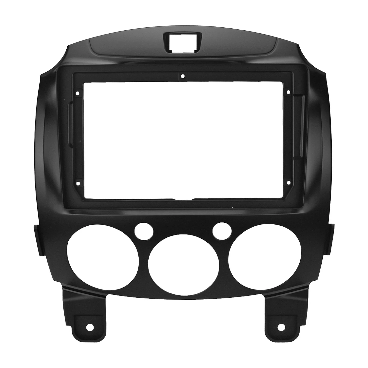 2Din Car DVD Frame Audio Fitting Adaptor Dash Trim Kits Facia Panel 9 Inch for Mazda 2 2010