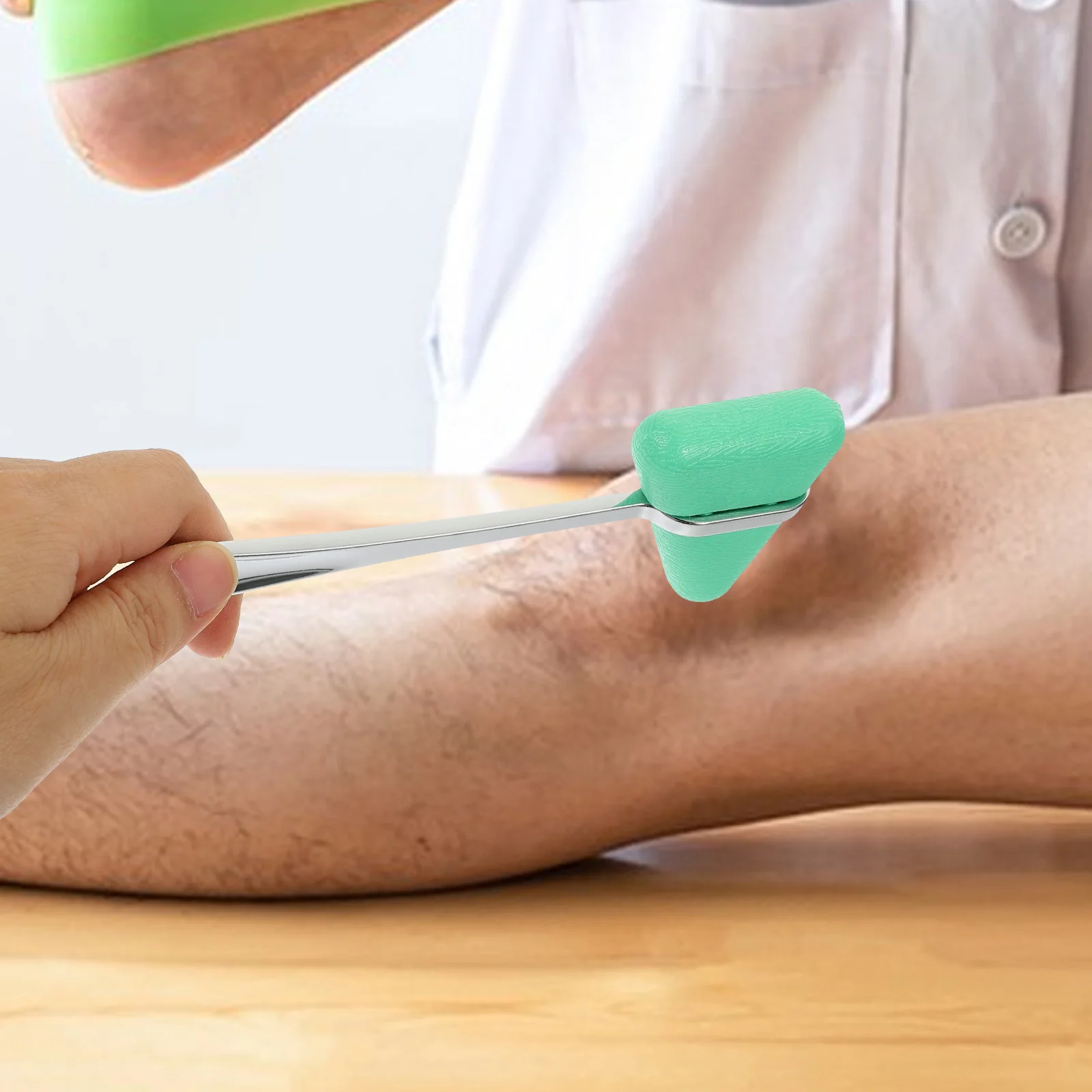 2 Sets Reflex Hammer Zinc Alloy Triangle Shaped Plexor Testing Diagnostic Tool R om Color Neurological Examination