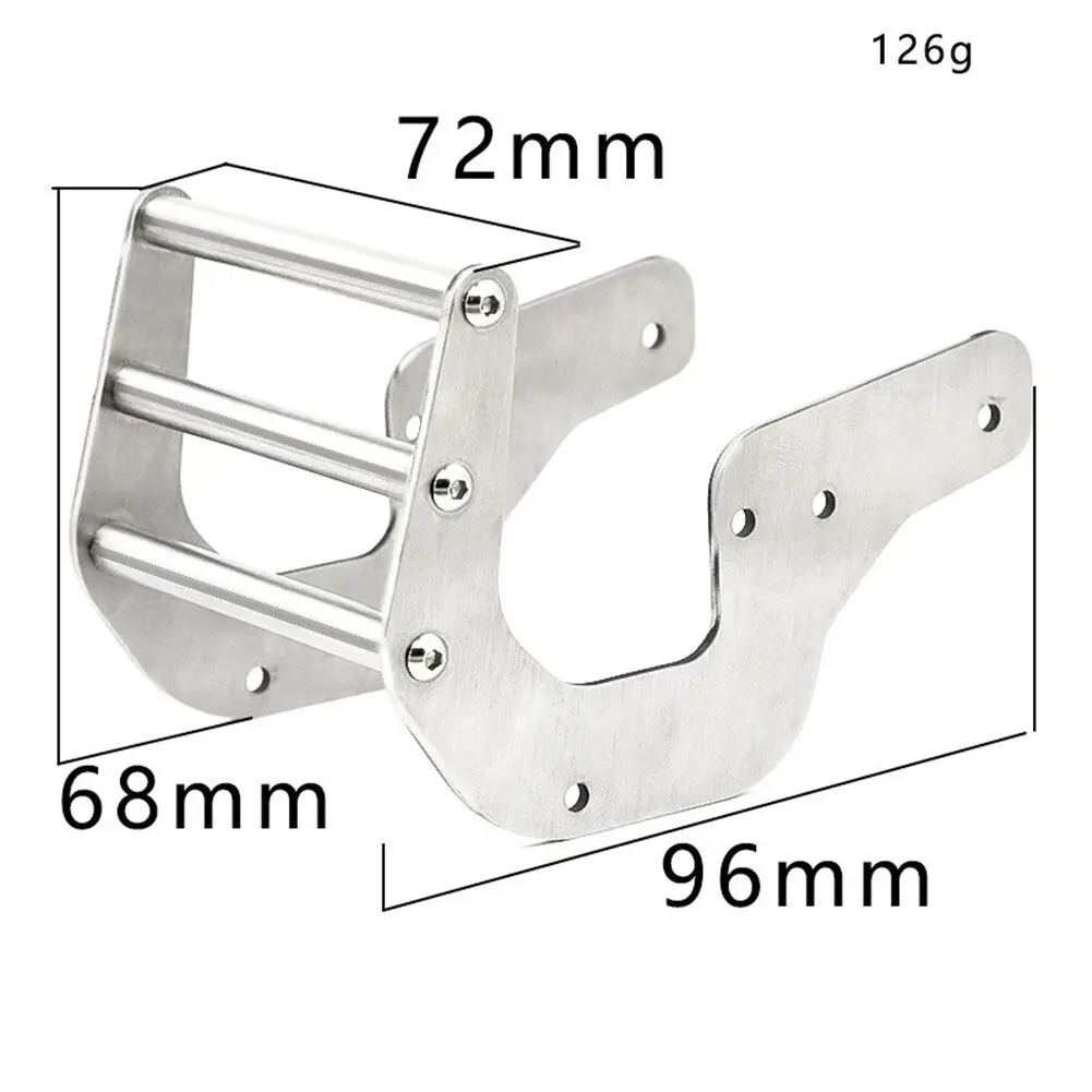 Front Bumper Metal Front Anti-collision Protection Bar for 1/8 RC Car LOSI  LMT 4WD Solid Axle Monster Truck Parts