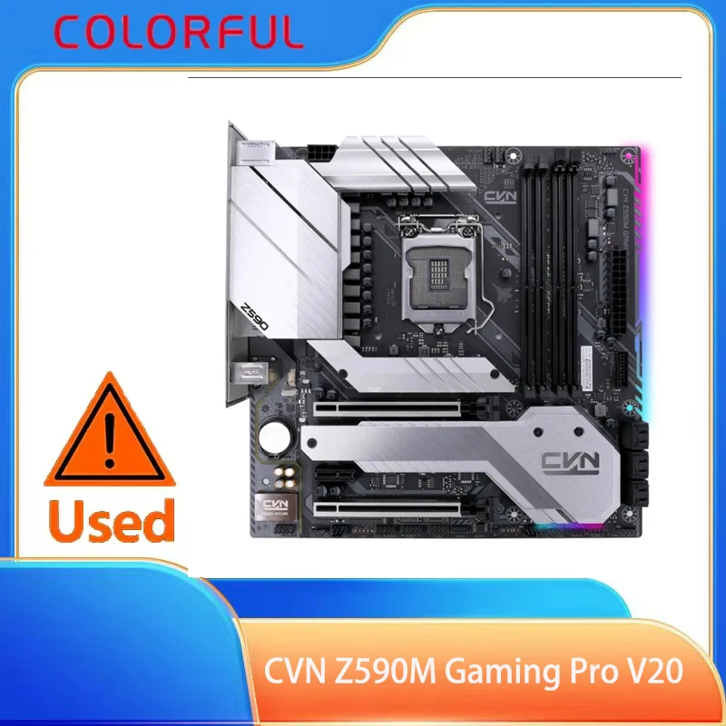 

Цветная материнская плата CVN Z590M Gaming Pro V20 M-ATX, набор микросхем Intel Z590, разъем LGA 1200, поддержка макс. 64 ГБ DDR4