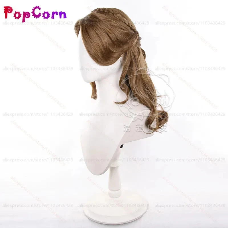 Perruque brune longue de 55 cm pour cosplay d'anime, résistante à la chaleur, modèle unisexe Ada Mesmer, psychologue Juliet, w,3;f'5\b/IDV