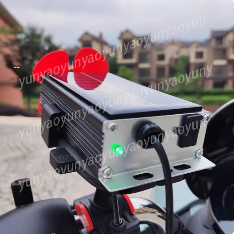 Electric Vehicle Wind-Solar Generator - Range Extender, Enhances Battery Life, Universal Charging Tool