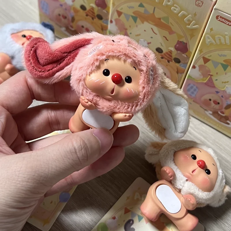 

Jotoys Oyo Bear Cub, модная слепая коробка, мини-игрушка, украшение ручной работы, милые животные, серия вечеринок, гранулы, подарок для детей и коллекционеров