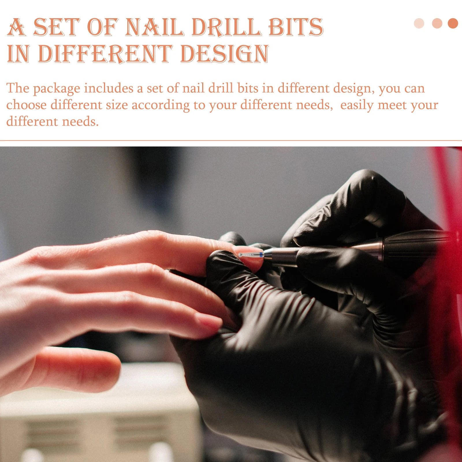 1 مجموعة مسمار رأس مطحنة عدة قسط سبائك التنغستن الصلب مانيكير لقمة ثقب ل هلام الاكريليك الأظافر تلميع تشكيل نحت #2