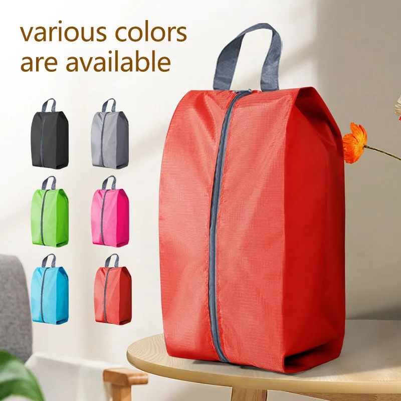 Dustproof Shoes Storage Bags Travel Portable Nylon Shoes Bag with Sturdy Zipper Pouch Case Waterproof Pocket Shoes Organizer