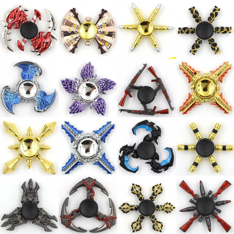 

Hit Colorful Figdet Spinner Zinc Alloy Smooth bearings Anime Game Hand Spinner Stress Relief Fingertip Gyro BHL1108-cat
