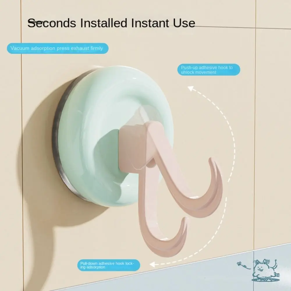 

4 шт. прочный круглый вакуумный крючок на присоске без перфорации бесшовная настенная вешалка аксессуары из АБС-пластика дверные крючки для кухни