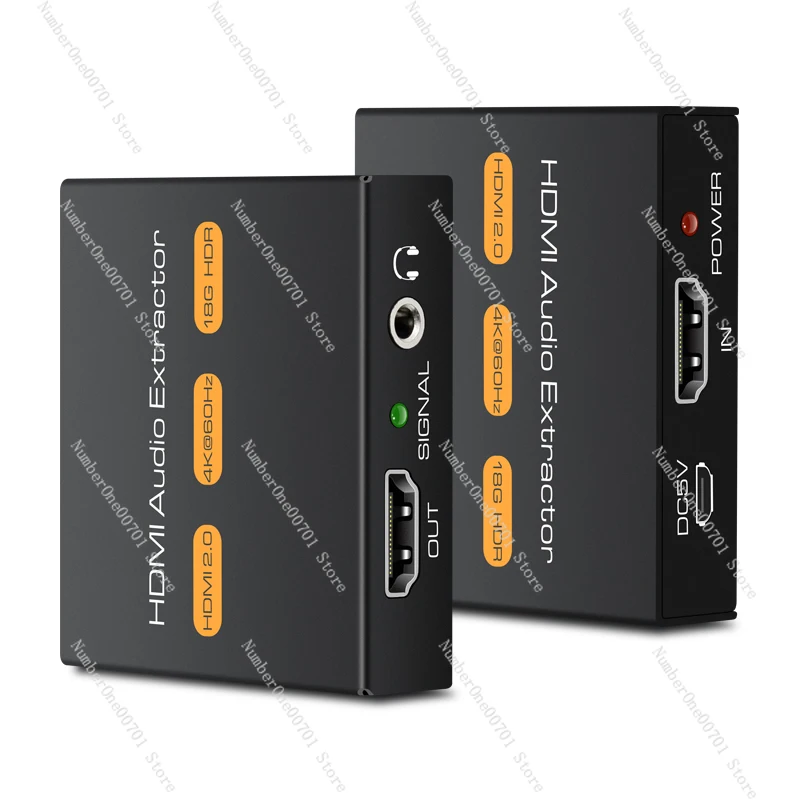 

HDMI Audio Separator Version 2.0 4K high definition to 3.5mm headphone jack SWITCH external monitor