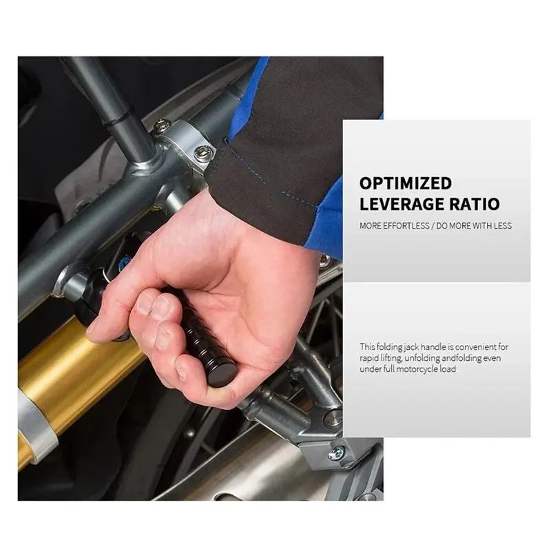 Motorcycle Lift Handle Jacking Handle Collapsible For BMW R 1200 GS R1200GS Adv R 1100 GS R 1150GS R1150R R850GS-A02G