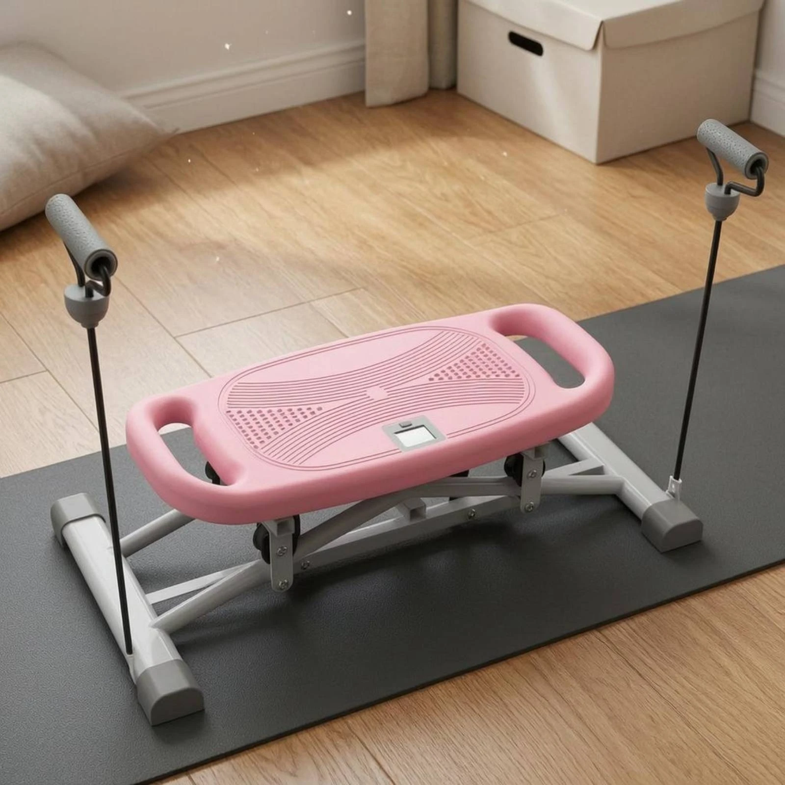 スキーステッパー-滑り止め付き折りたたみステッパー-折りたたみ式階段昇降機-安定ベース-ホームフィットネス機器-低衝撃