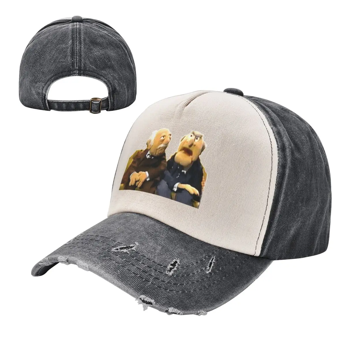 Statler and Waldorf Baseball Cap birthday Rave party Hat western Hat For Men Women's image 3