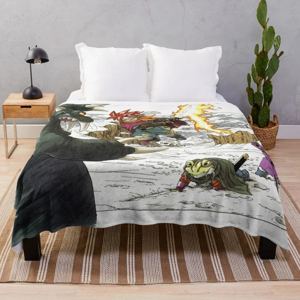 Chrono Trigger Throw Blanket Polar Bed Fashionable Weighted Blankets