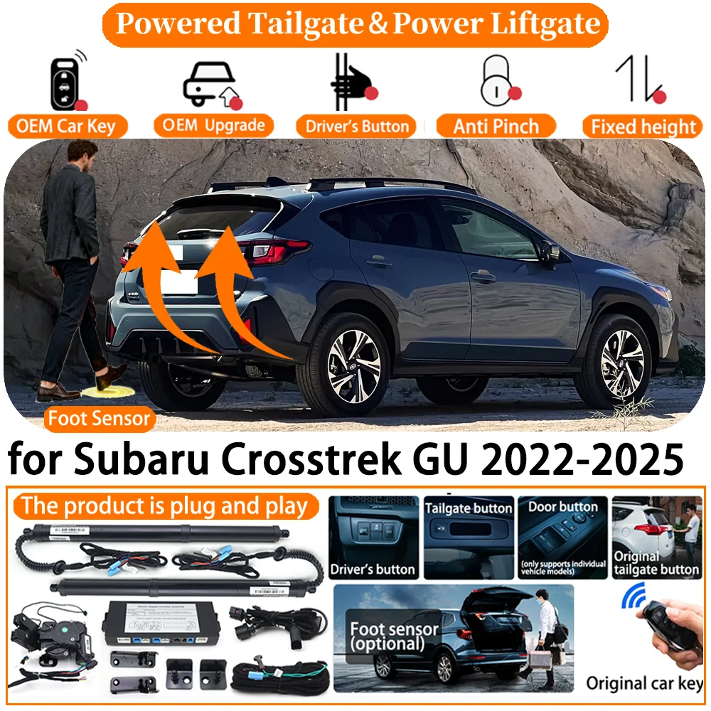 

Car OEM Smart Powered Tailgate system for Subaru Crosstrek GU 2022 2023 2024 2025 Automatic Electric Power Tailgate Strut kit
